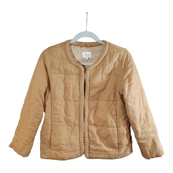 Wilfred Quilted Tan Jacket - Picture 6 of 11